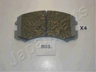 Комплект тормозных колодок, дисковый тормоз JAPANPARTS PA503AF