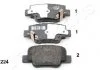 Комплект тормозных колодок, дисковый тормоз JAPANPARTS PP224AF (фото 1)