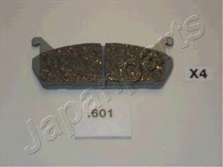 Комплект тормозных колодок, дисковый тормоз JAPANPARTS PP601AF (фото 1)