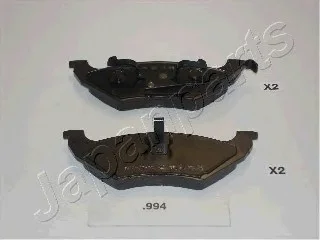 Комплект тормозных колодок, дисковый тормоз JAPANPARTS PP994AF