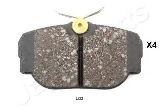 Комплект тормозных колодок, дисковый тормоз JAPANPARTS PPL02AF