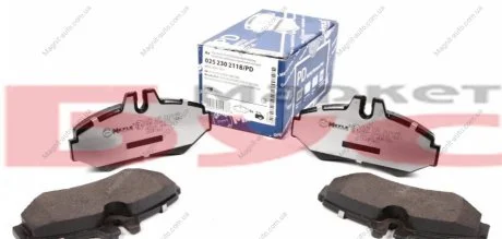 Колодки гальмівні, задні, 98-06 (тип BOSCH), Platinum MEYLE 0252302118PD