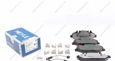Колодки тормозные, передние, (тип BOSCH) Platinum MEYLE 0252400720PD