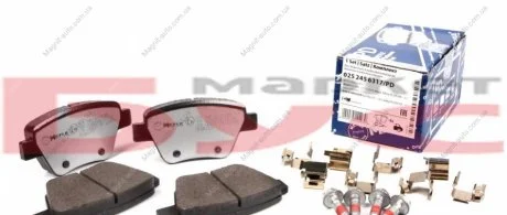 Колодки гальмівні, задні, (тип BOSCH) 10- MEYLE 0252456317PD