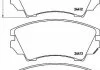 Комплект тормозных колодок, дисковый тормоз HELLA 8DB355013041 (фото 1)