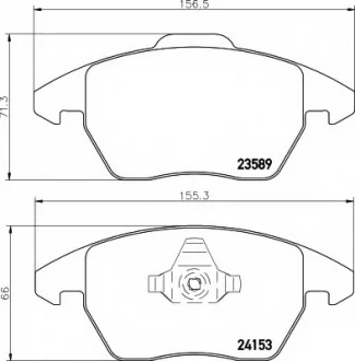 Гальмівні колодки комплект HELLA 8DB355011811
