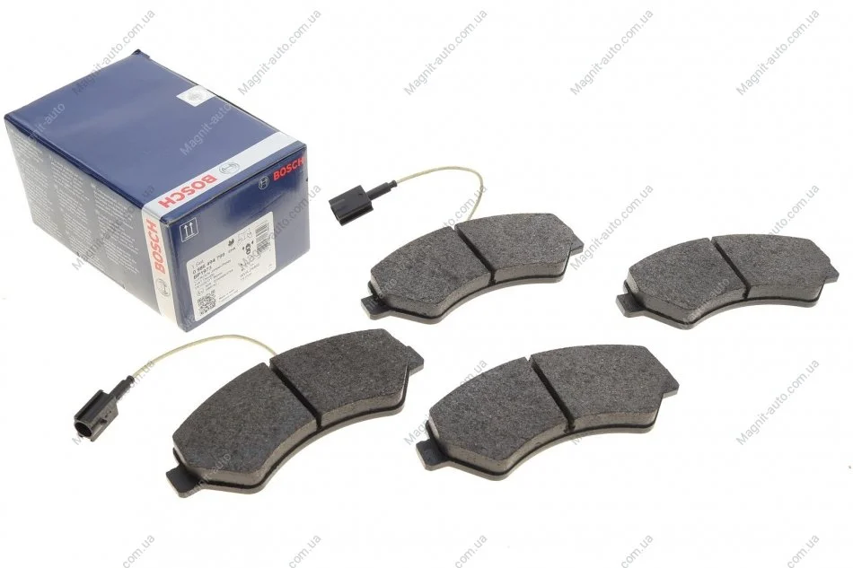 Тормозные колодки дисковые FIAT/CITROEN/PEUGEOT Ducato/Jumper/Ducato/Boxer \'\'F\'\'11>> BOSCH 0986494799 (фото 1)