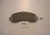 Комплект тормозных колодок, дисковый тормоз JAPANPARTS PA012AF (фото 1)