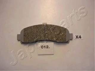 Комплект тормозных колодок, дисковый тормоз JAPANPARTS PA012AF