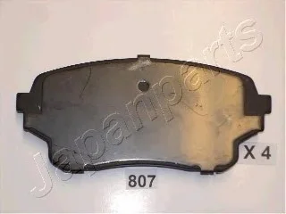 Комплект гальмівних колодок, дискове гальмо JAPANPARTS PA807AF