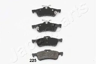 Комплект тормозных колодок, дисковый тормоз JAPANPARTS PP225AF