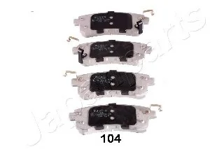 Комплект тормозных колодок, дисковый тормоз JAPANPARTS PP104AF (фото 1)