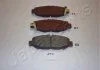 Комплект тормозных колодок, дисковый тормоз JAPANPARTS PP212AF (фото 1)