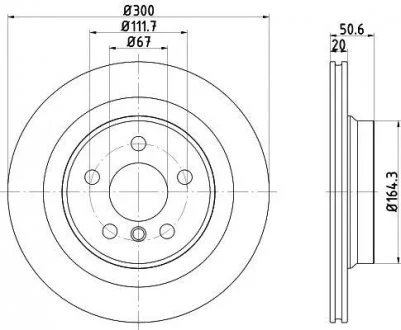 TARCZA HAMULCOWA PRO BMW X1 14- TYŁ SZT TEXTAR 92274503