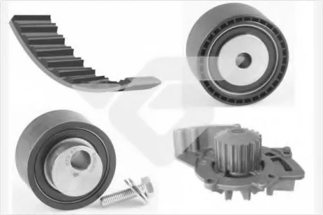 Комплект ГРМ с водяным насосом 2,2tdi Citroen Jumper, Peugeot Boxer 02-06 Hutchinson HUTCHINSON KH197WP60