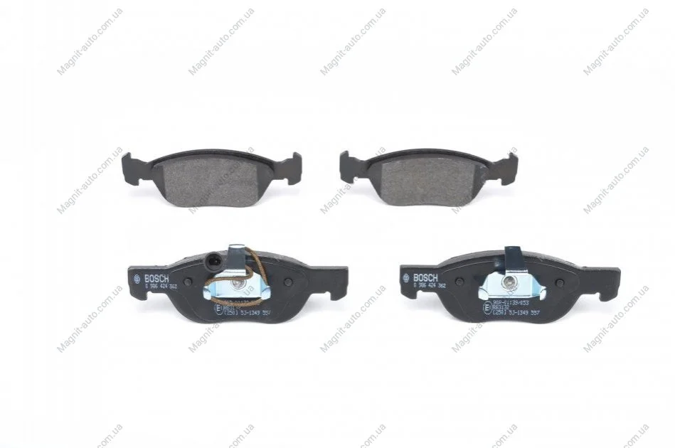 Комплект гальмівних колодок, дискове гальмо BOSCH 0986424362 (фото 1)