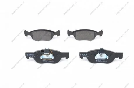 Комплект тормозных колодок, дисковый тормоз BOSCH 0986424362