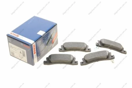 Комплект тормозных колодок, дисковый тормоз BOSCH 0986424383