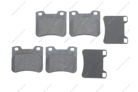 Комплект тормозных колодок, дисковый тормоз BOSCH 0986424411