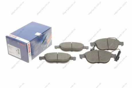 Комплект гальмівних накладок, дискове гальмо BOSCH 0986424507