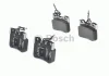 Комплект гальмівних колодок передн, CITROEN AX PEUGEOT 106 I, 106 II 1.0-1.4D 07.86-03.01 BOSCH 0986461130 (фото 1)