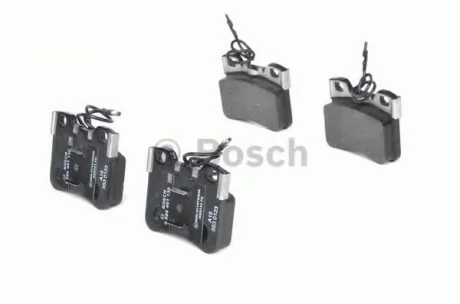 Комплект гальмівних колодок передн, CITROEN AX PEUGEOT 106 I, 106 II 1.0-1.4D 07.86-03.01 BOSCH 0986461130