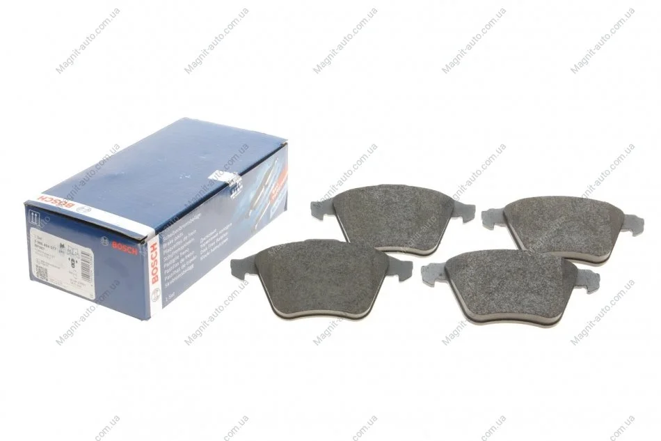 Комплект гальмівних колодок переднього., VOLVO C30, C70 II, S40 II, V40, V50 SAAB 9-3, 9-3X 1.5-2.8 09.02-08.19 BOSCH 0986494077 (фото 1)
