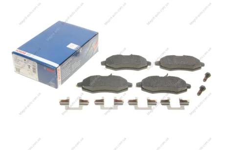 Комплект тормозных колодок из 4 шт. дисков BOSCH 0986494262