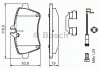 Комплект тормозных колодок, дисковый тормоз BOSCH 0986494290 (фото 7)