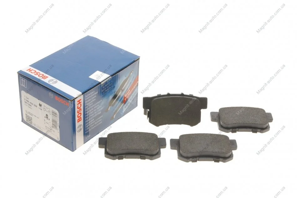 Колодки гальмівні дискові HONDA/ROVER/FIAT NSX 3.0i/Legend 3.2i/,Accord/Civic/Sedici "R BOSCH 0986494358 (фото 1)
