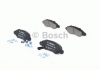 Комплект тормозных колодок, дисковый тормоз BOSCH 0986494458 (фото 1)