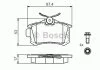 Комплект тормозных колодок, дисковый тормоз BOSCH 0986494518 (фото 1)