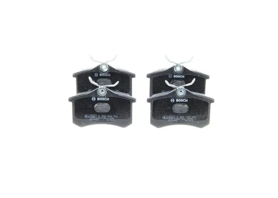 Комплект тормозных колодок, дисковый тормоз BOSCH 0986494521 (фото 1)