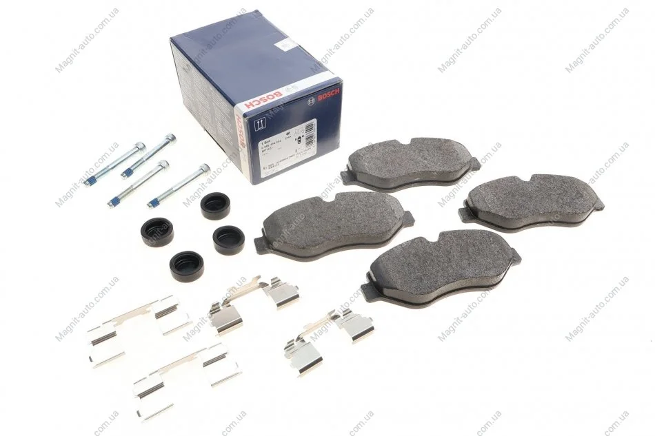 Комплект тормозных колодок, дисковый тормоз BOSCH 0986494582 (фото 1)