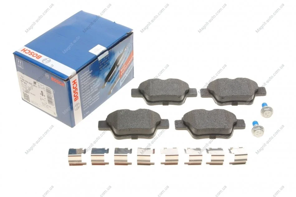 Комплект тормозных колодок, дисковый тормоз BOSCH 0986494605 (фото 1)
