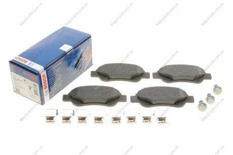 Комплект тормозных колодок, дисковый тормоз BOSCH 0986494606