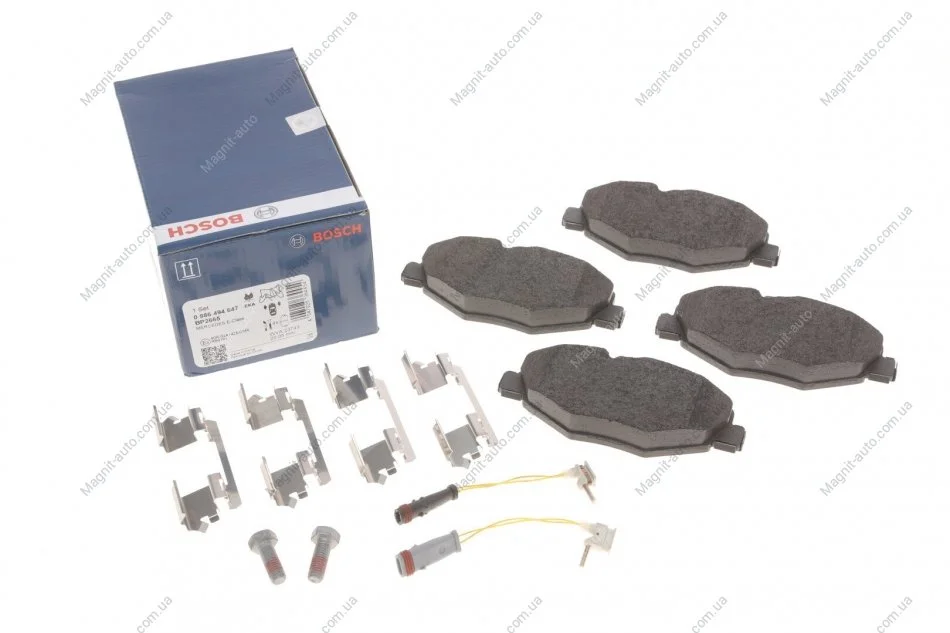 Колодки гальмівні дискові MB E-class (W211,S211) 2,0-3,2 02- BOSCH 0986494647 (фото 1)
