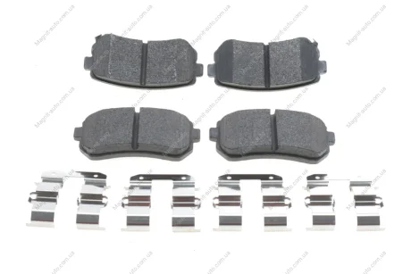 Комплект тормозных накладок, дисковый тормоз BOSCH 0986494627