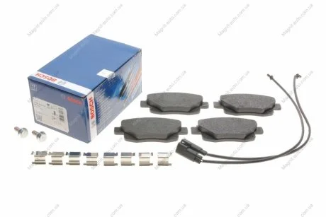 Комплект задних тормозных колодок (с инструкцией по монтажу) BOSCH 0986494614