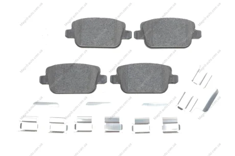 Комплект тормозных колодок, дисковый тормоз BOSCH 0986494639
