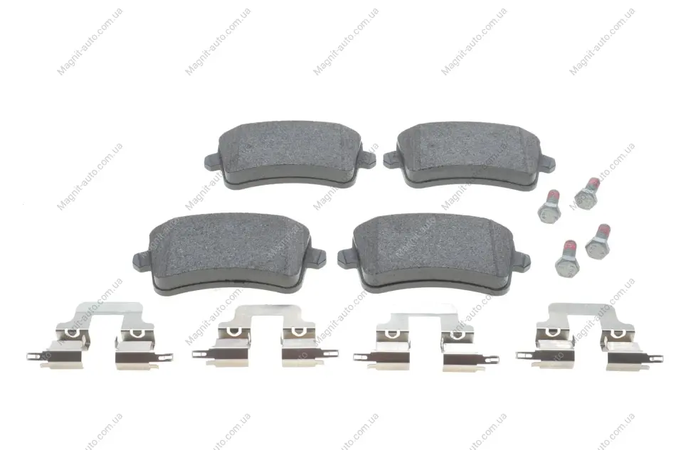 Комплект гальмівних колодок задній., AUDI A4 ALLROAD B8, A4 B8, A5, A6 ALLROAD C7, A6 C7, A7, A8 D4, Q5 PORSCHE MACAN 1.8-6.3 06.07- BOSCH 0986494637 (фото 1)