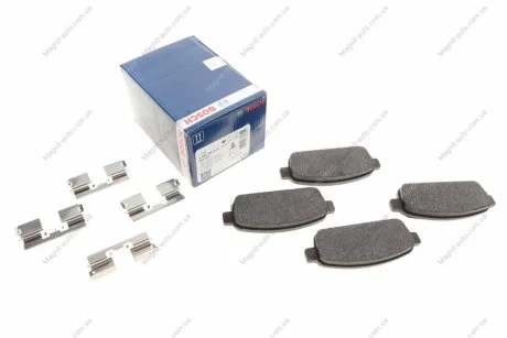 Комплект тормозных колодок, дисковый тормоз BOSCH 0986494634