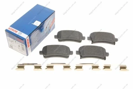 Комплект тормозных колодок, дисковый тормоз BOSCH 0986494668