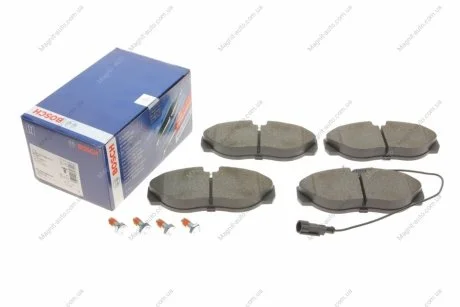 Комплект гальмівних колодок, дискове гальмо BOSCH 0986424556