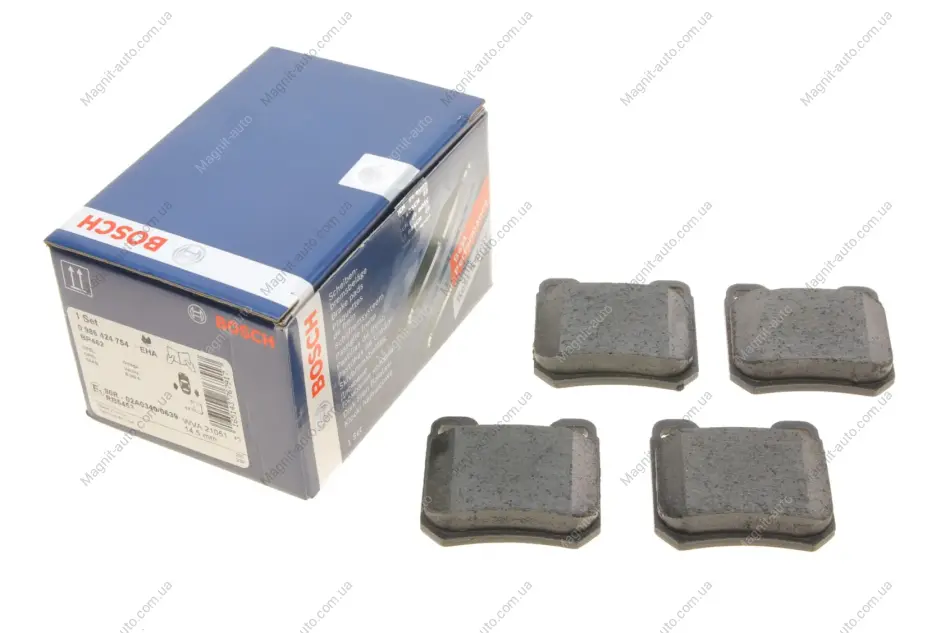 Колодки гальмівні BOSCH 0986424754 (фото 1)