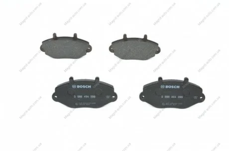 Комплект тормозных колодок, дисковый тормоз BOSCH 0986494289