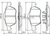 Комплект тормозных колодок переднего., TOYOTA AVENSIS, COROLLA 1.4-2.0D 05.97-02.03 BOSCH 0986494485 (фото 1)