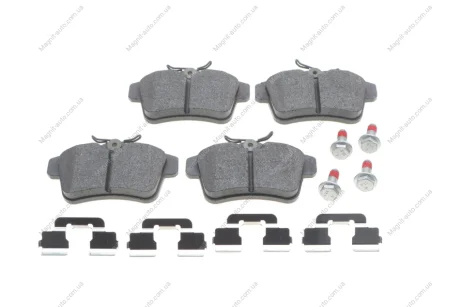 Комплект тормозных колодок задн., DS DS 4, DS 5 CITROEN C4 II, DS4, DS5 FIAT TIPO PEUGEOT 3008, 3008 I, 308, 308 I, 5008, 5008 I, 508 I, RCZ 1.2-2.0DH 06.09- BOSCH 0986494640