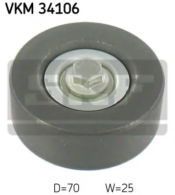 Ролик модуля натяжителя ремня SKF VKM34106 (фото 1)