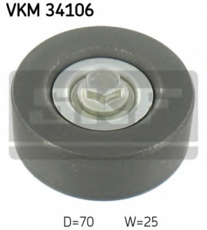 Паразитный / ведущий ролик, поликлиновой ремень SKF VKM34106